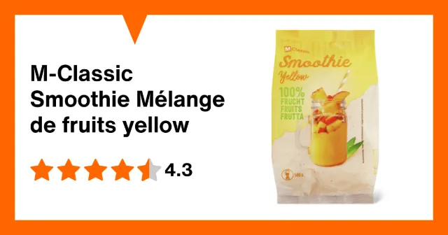 Image du produit M-Classic Smoothie Mélange de fruits yellow