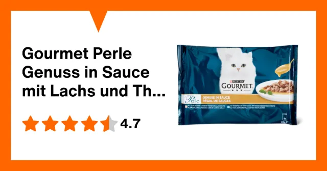 Immagine del prodotto Gourmet Perle Genuss in Sauce mit Lachs und Thunfisch