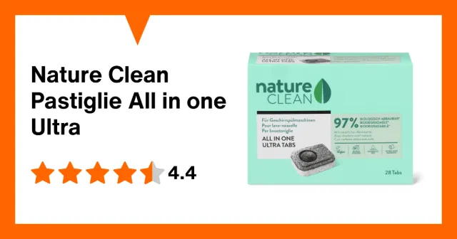 Immagine del prodotto Nature Clean Pastiglie All in one Ultra