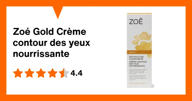 Image du produit Zoé Gold Crème contour des yeux nourrissante