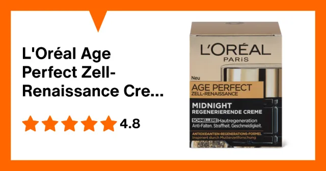 Immagine del prodotto L'Oréal Age Perfect Zell-Renaissance Crema notte rigenerante Midnight
