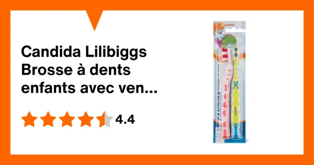 Immagine del prodotto Candida Lilibiggs Brosse à dents enfants avec ventouse