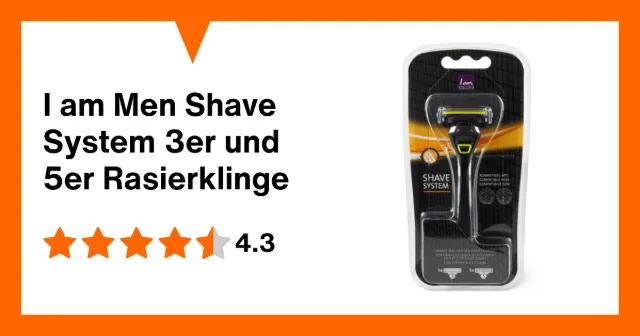 Image du produit I am Men Shave System 3er und 5er Rasierklinge