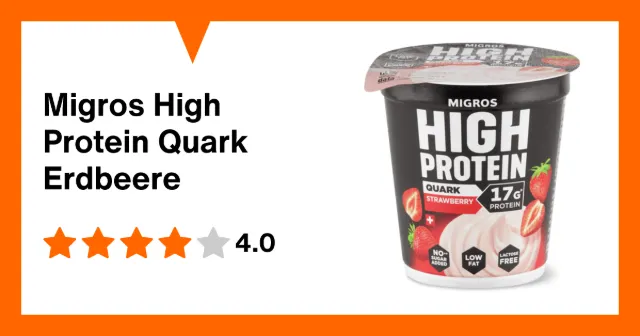 Immagine del prodotto Migros High Protein Quark Erdbeere