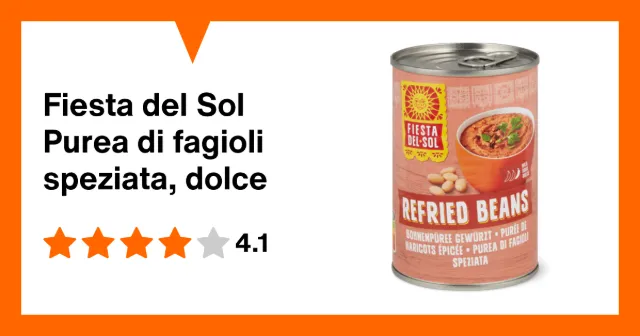 Image du produit Fiesta del Sol Purea di fagioli speziata, dolce