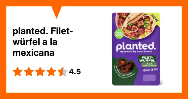 Image du produit planted. Filet-würfel a la mexicana