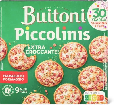 Image du produit Buitoni Piccolinis Pizze mini Prosciutto e formaggio