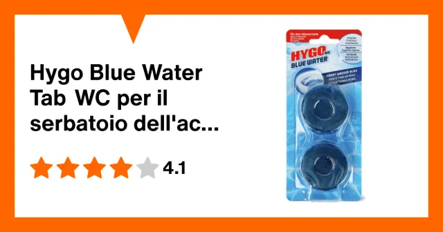 Produktbild zu Hygo Blue Water Tab WC per il serbatoio dell'acqua