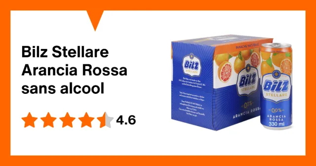 Immagine del prodotto Bilz Stellare Arancia Rossa sans alcool