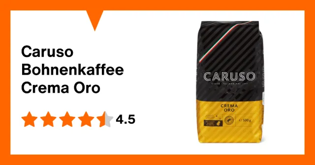 Produktbild zu Caruso Bohnenkaffee Crema Oro
