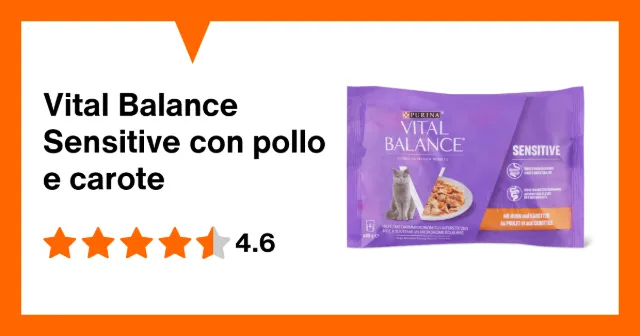 Produktbild zu Vital Balance Sensitive con pollo e carote