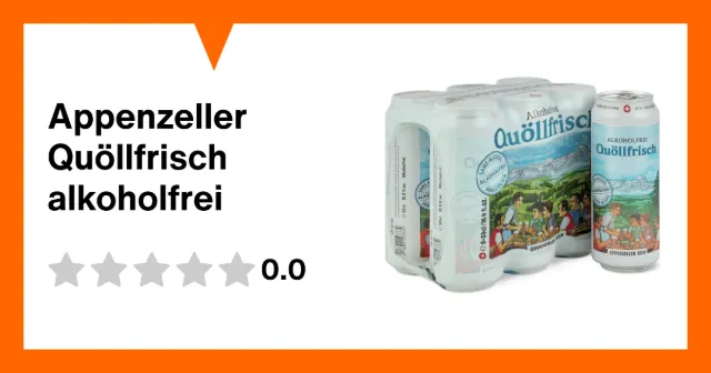 Image du produit Appenzeller Quöllfrisch alkoholfrei