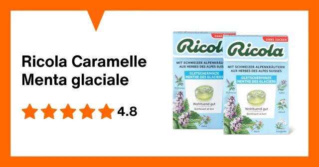 Image du produit Ricola Caramelle Menta glaciale