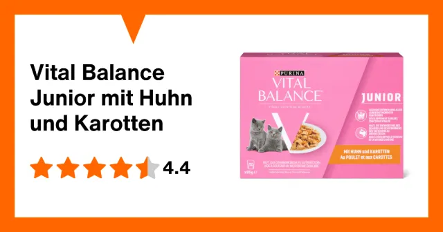 Produktbild zu Vital Balance Junior mit Huhn und Karotten