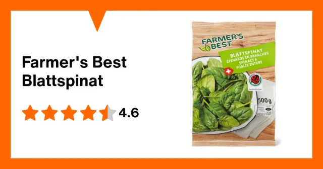 Image du produit Farmer's Best Blattspinat