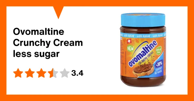 Image du produit Ovomaltine Crunchy Cream less sugar