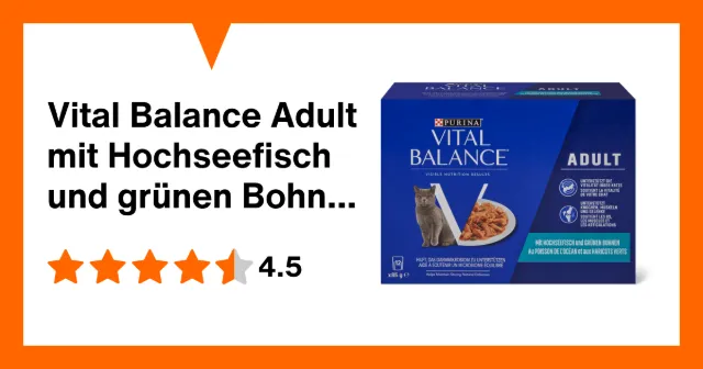 Produktbild zu Vital Balance Adult mit Hochseefisch und grünen Bohnen