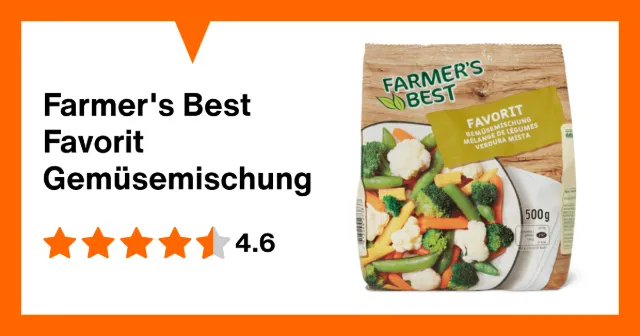 Produktbild zu Farmer's Best Favorit Gemüsemischung