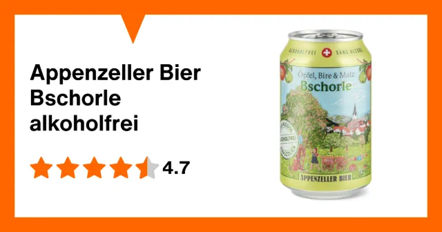 Image du produit Appenzeller Bier Bschorle alkoholfrei