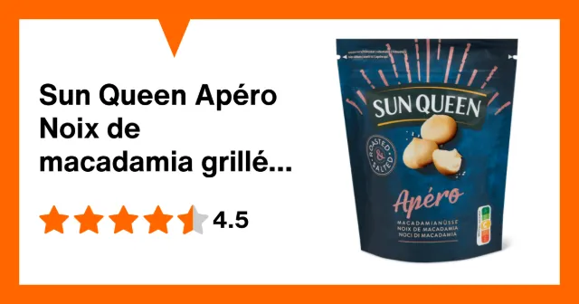 Produktbild zu Sun Queen Apéro Noix de macadamia grillées et salées