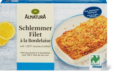 Immagine del prodotto Alnatura Bio Filetto gourmet à la Bordelaise con filetto di merluzzo al 100%