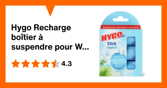 Produktbild zu Hygo Recharge boîtier à suspendre pour WC Lagoon