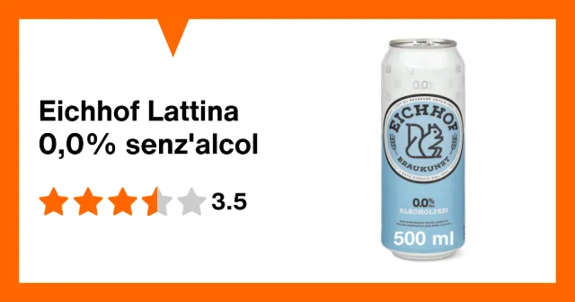 Immagine del prodotto Eichhof Lattina 0,0% senz'alcol