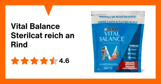 Produktbild zu Vital Balance Sterilcat reich an Rind