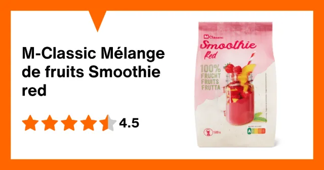 Image du produit M-Classic Mélange de fruits Smoothie red