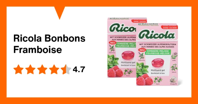 Image du produit Ricola Bonbons Framboise