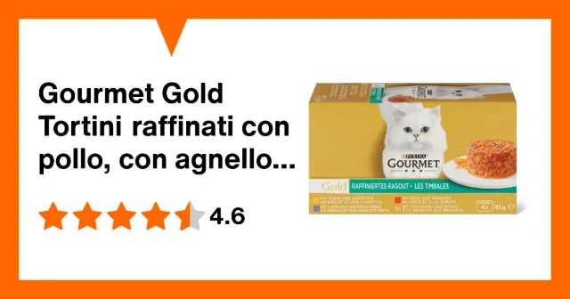 Image du produit Gourmet Gold Tortini raffinati con pollo, con agnello, con manzo e con tacchino