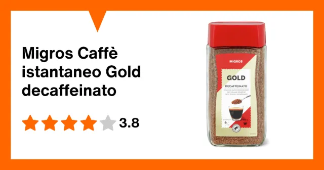 Immagine del prodotto Migros Caffè istantaneo Gold decaffeinato