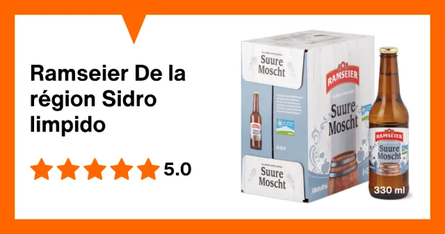 Image du produit Ramseier De la région Sidro limpido
