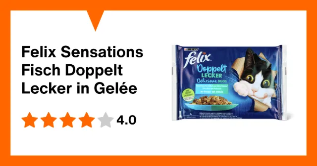 Immagine del prodotto Felix Sensations Fisch Doppelt Lecker in Gelée