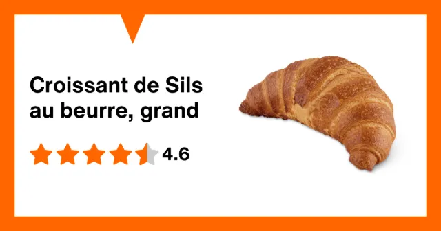 Image du produit Croissant de Sils au beurre, grand