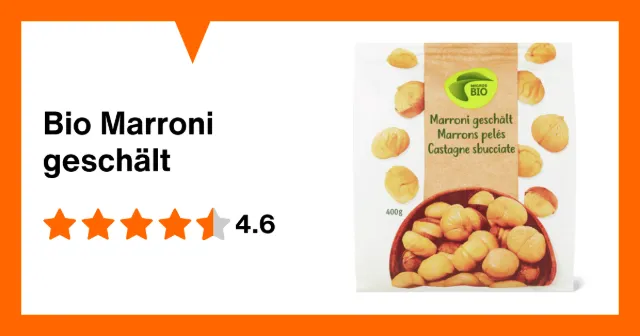 Produktbild zu Bio Marroni geschält