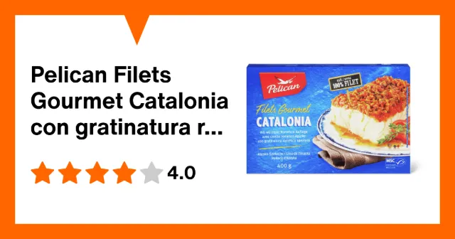 Immagine del prodotto Pelican Filets Gourmet Catalonia con gratinatura romesco speziata