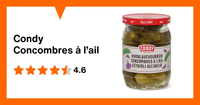 Immagine del prodotto Condy Concombres à l’ail
