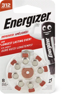 Immagine del prodotto Energizer Batterie per apparecchi acustici 312/1.4V