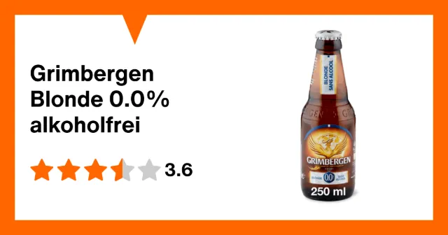 Produktbild zu Grimbergen Blonde 0.0% alkoholfrei