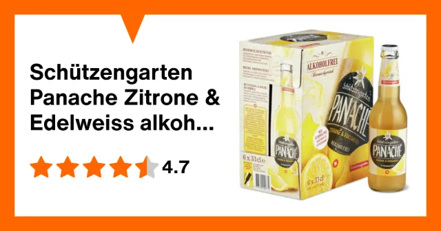 Immagine del prodotto Schützengarten Panache Zitrone & Edelweiss alkoholfrei