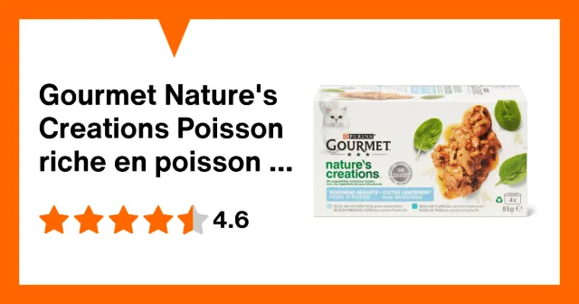 Image du produit Gourmet Nature's Creations Poisson riche en poisson de l’océan et en thon