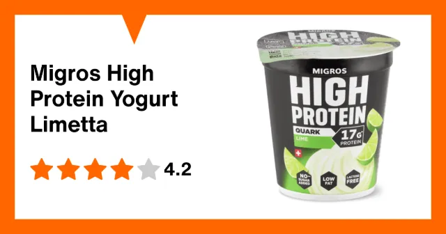Immagine del prodotto Migros High Protein Yogurt Limetta