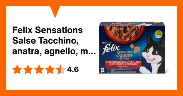 Immagine del prodotto Felix Sensations Salse Tacchino, anatra, agnello, manzo