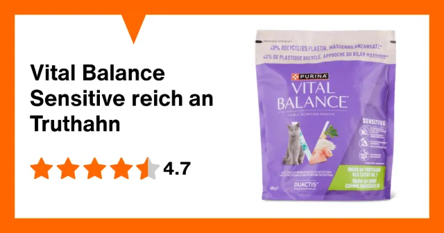 Produktbild zu Vital Balance Sensitive reich an Truthahn