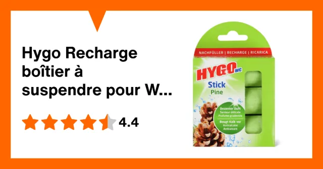 Produktbild zu Hygo Recharge boîtier à suspendre pour WC Pin