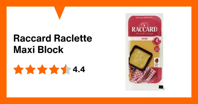 Produktbild zu Raccard Raclette Maxi Block
