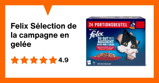Produktbild zu Felix Sélection de la campagne en gelée