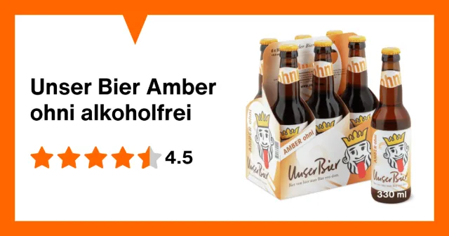 Produktbild zu Unser Bier Amber ohni alkoholfrei