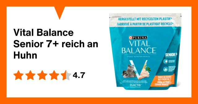 Produktbild zu Vital Balance Senior 7+ reich an Huhn